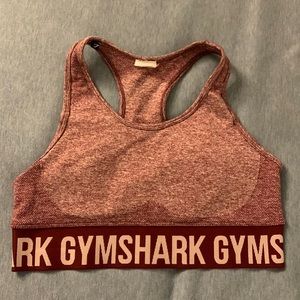 Gymshark flex sports bra. Size medium. Red marl. Lightly worn.